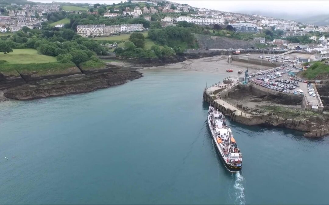 Balmoral arriving at Ilfracombe after run down Bristol Channel