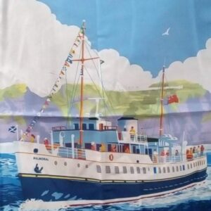 MV Balmoral Colour Tea Towel