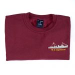 Embroidered Sweatshirt Size  M